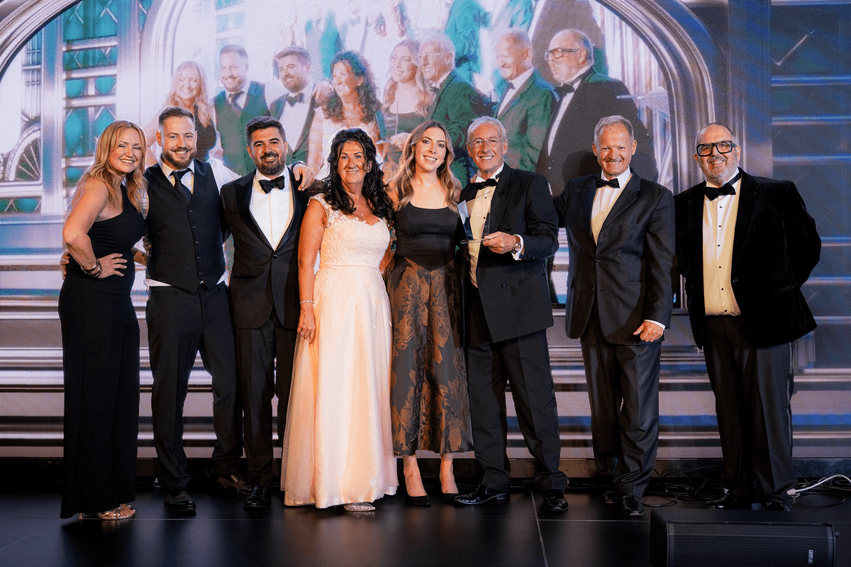 The Recycling PVC team at an awards presentation